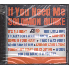 Solomon Burke ‎CD‎ If You Need Me / Sequel Records Sigillato 5023224086020