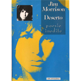 Jim Morrison LIBRO di Poesie Deserto Mai Sfogliato Nuovo 9788885859456
