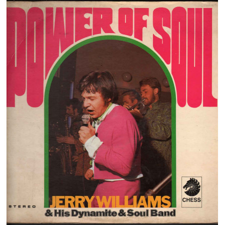 Jerry Williams & His Dynamite & Soul Band Lp Vinile Power Of Soul Nuovo