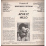 Achille Millo Lp Vinile Poesie DI Raffaele Viviani Lette Da Achille Millo Nuovo