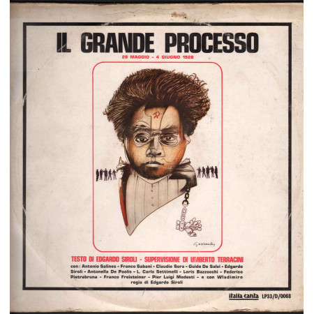 Edgardo Siroli / Umberto Terracani ‎Lp Vinile Il Grande Processo Nuovo