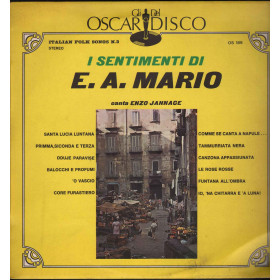 Enzo Jannace Lp Vinile I Sentimenti di E. A. Mario / Gli Oscar Del Disco Nuovo