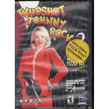 Who Shot Johnny Rock? COMPATIBILE PS2 Xbox DVD- Video Sigillato