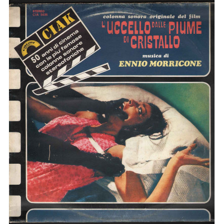 Ennio Morricone ‎‎‎‎‎‎Lp Vinile L'Uccello Dalle Piume Di Cristallo Cinevox Nuovo
