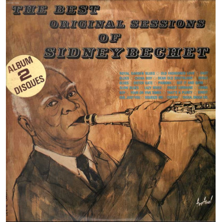Sidney Bechet ‎‎‎Lp Vinile The Best Original Sessions Of Disques Festival Nuovo