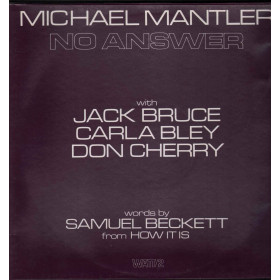 Michael Mantler ‎‎Lp Vinile No Answer / Gatefold Apribile WATT 2 Nuovo