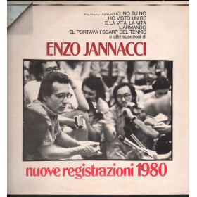 Enzo Jannacci Lp Vinile Nuove Registrazioni 1980 / Ricordi ‎ORL 8430 Nuovo