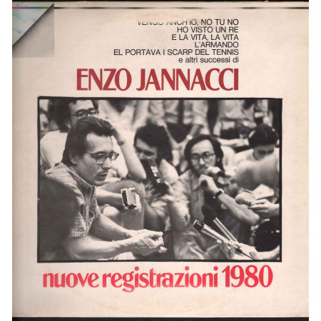 Enzo Jannacci Lp Vinile Nuove Registrazioni 1980 / Ricordi ‎ORL 8430 Nuovo