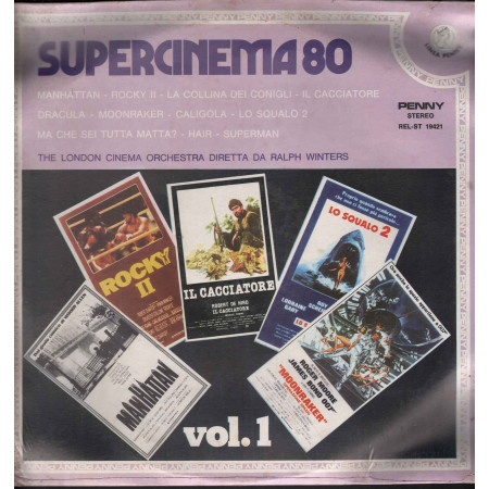 The London Cinema Orchestra / Ralph Winters ‎Lp Supercinema 80 Vol.1 Sigillato
