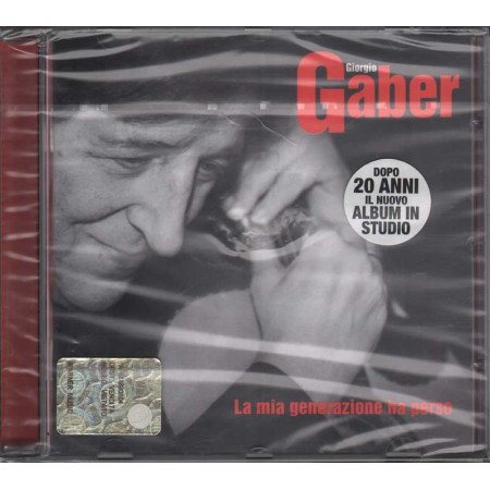 Giorgio Gaber CD La mia generazione ha perso Nuovo Sigillato 0685738799220