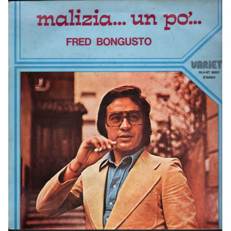 Fred Bongusto Lp Vinile Malizia Un Po / Rifi ‎RDZ-ST 14229 Gatefold Nuovo