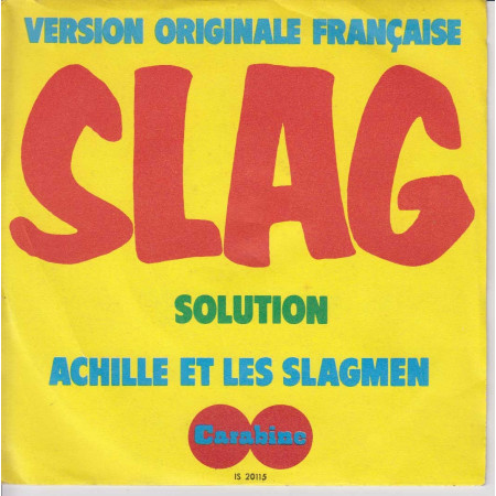 Achille Et Les Slagmen 45 Giri Slag Solution /Stop 27