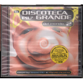 Mario Piu' & Mauro Picotto CD La Discoteca Piu' Grande Del Mondo 2 Sigillato 8012842116520