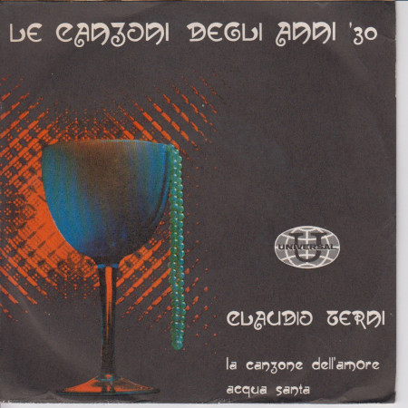 Claudio Terni 45 Giri  Le Canzoni Dell'Amore / Acqua Santa DN 427 Nuovo