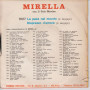 Mirella 45 Giri La Pace Nel Mondo / Disprezzo D'Amore 9127 Nuovo