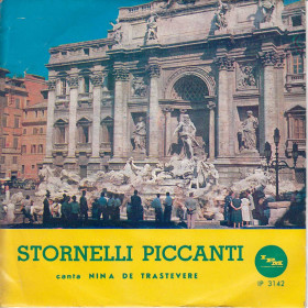 Nina De Trastevere ‎Vinile 7" 45 Giri Stornelli Piccanti PI7160 Nuovo