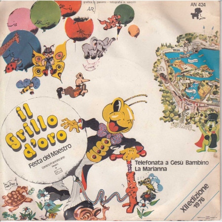 AA. VV. 45 Giri Il Grillo D'oro - Festa Del Maestro XII Edizione 1976 AN 424 Nuovo