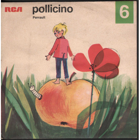 Perrault Vinile Giallo 7" Il Gatto Con Gli Stivali (5) Parte 3 / 4 Nuovo