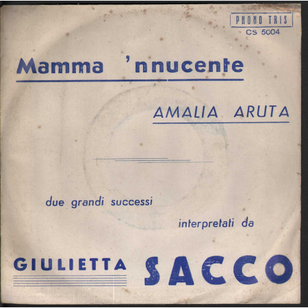 Giulietta Sacco Vinile 7" 'O Paese D''O Sole / Che T'Aggia Di' / Hello Nuovo