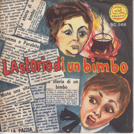 Turiddu ‎Vinile 7" 45 giri La Storia Di Un Bimbo / Said Record Nuovo