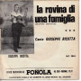 Giuseppe Ricotta ‎Vinile 7" 45 giri La Rovina Di Una Famiglia Fonola Nuovo