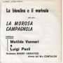 L. Paoli - M. Venneri 45 giri La Bionda E Il Marinaio / La Morsa Campagnola
