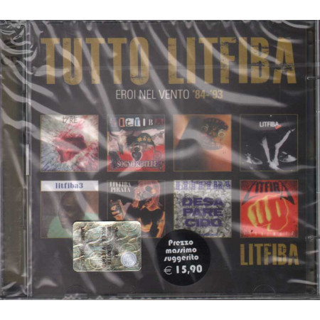 Litfiba DOPPIO CD Tutto Litfiba - Eroi Nel Vento 84-93 Sigillato 5051865915850