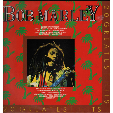Bob Marley ‎Lp Vinile 20 Greatest Hits / Masters ‎MA 20284 Nuovo