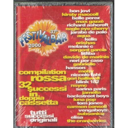 AA.VV 2x MC7 37° Festivalbar 2000 Comp Rossa / EMI Sigillata 0724352712243