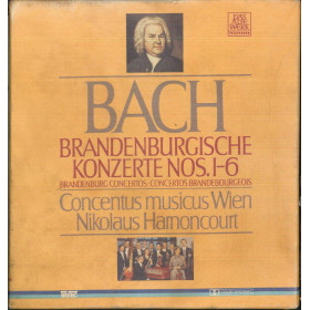 Bach, Harnoncourt ‎‎2x MC7 Brandenburgische Konzerte Nos. 1-6 / Nuova