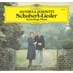 Schubert / Gundula Janowitz / Irwin Gage Lp Vinile‎ Lieder / Deutsche Nuovo