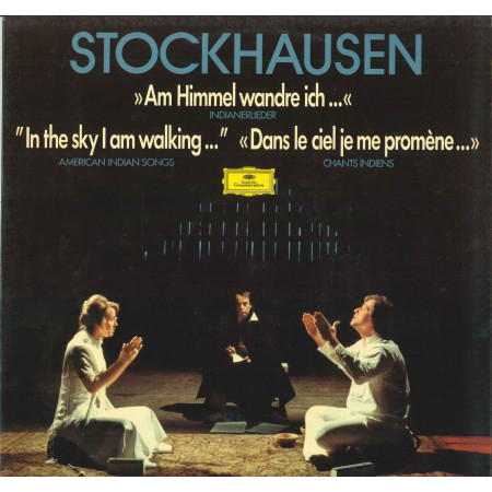 Stockhausen Lp Vinile Am Himmel Wandre Ich Indianerliede / Deutsche Nuovo