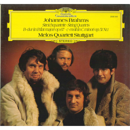 Brahms Melos Quartett Stuttgart Lp Streichquartette String Quartets DG Nuovo