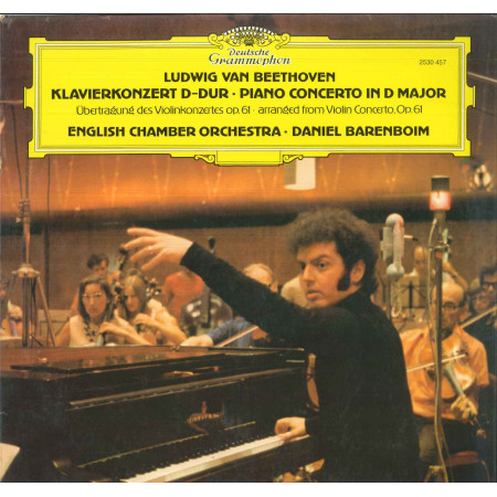Beethoven English Chamber Barenboim ‎Lp Vinile Klavierkonzert D-dur Nuovo DG