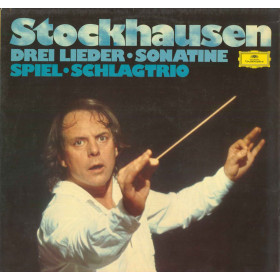 Stockhausen Lp Drei Lieder • Sonatine • Spiel • Schlagtrio / Deutsche Nuovo DG