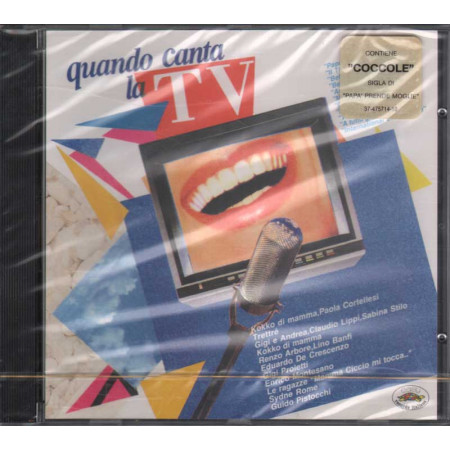 Artisti Vari CD Quando canta la TV Nuovo Sigillato 5099747571428
