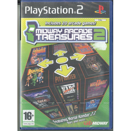 Midway Arcade Treasures 2 Videogioco Playstation 2 PS2 Leader Sigillato