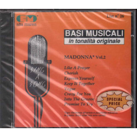Basi musicali CD Madonna vol. 2 Nuovo Sigillato 0042217067520
