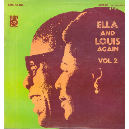 Ella Fitzgerald / Louis Armstrong Lp Vinile Ella And Louis Again Volume 2 Nuovo