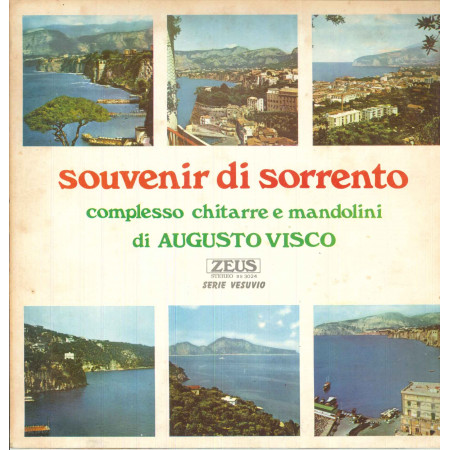 Augusto Visco Lp Vinile Souvenir di Sorrento / Zeus BS 3024 Vesuvio Nuovo