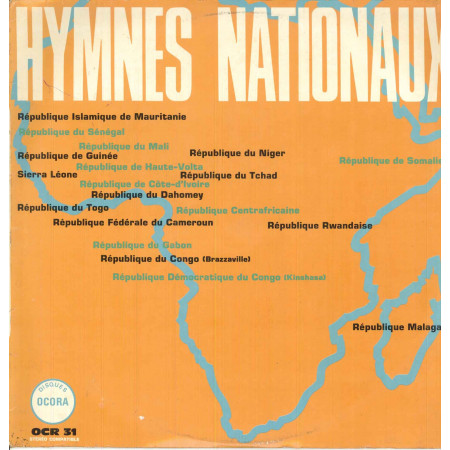 Musique De La Garde Republicaine de Paris Lp Hymnes Nationaux / Ocora ‎Nuovo