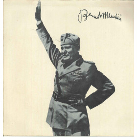 Benito Mussolini Lp Vinile Omonimo Same / Souvenir Record ‎185/33 186/33 Nuovo