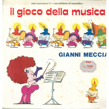 Gianni Meccia ‎Lp Vinile Il Gioco Della Musica / Pull ‎ZPLPU 34207 Nuovo