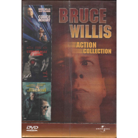 Bruce Willis Collection 3 DVD Codice Mercury Jackal Esercito Delle 12 Scimmie