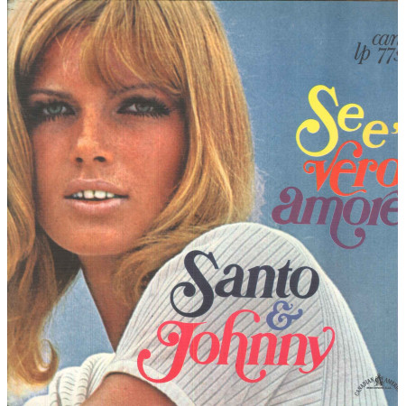 Santo & Johnny ‎Lp Vinile Se E' Vero Amore / Canadian American LP 77S Nuovo