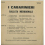 I Cabarinieri Lp Vinile Ballata Meridionale / Edibi ‎SEB 4011 Nuovo