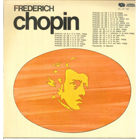 Frederic Chopin Lp Vinile Omonimo Same / Cobra Record CL LP 101 Nuovo