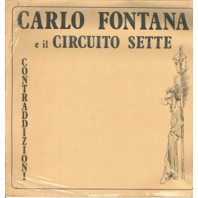 Carlo Fontana E Il Circuito Sette ‎‎Lp Contraddizioni / Abramo Allione Sigillato
