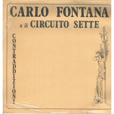 Carlo Fontana E Il Circuito Sette ‎‎Lp Contraddizioni / Abramo Allione Sigillato