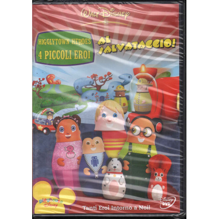 Higglytown Heroes 4 Piccoli Eroi Al Salvataggio DVD Buena Vista Disney Sigillato